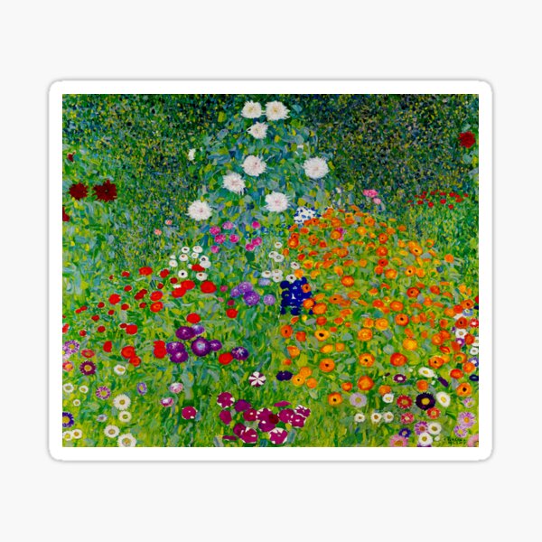 Item preview, Flower Garden/ Blumengarten - Gustav Klimt Art Nouveau Floral designed and sold by Gascondi.