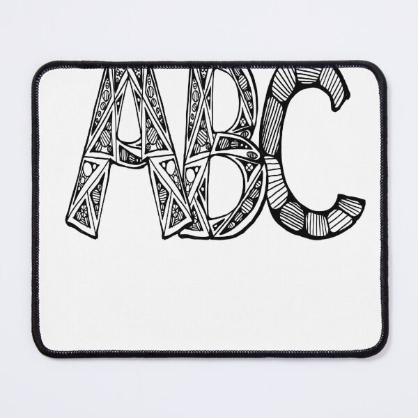 Item preview, Tall Black and White ABC designed and sold by KazM.