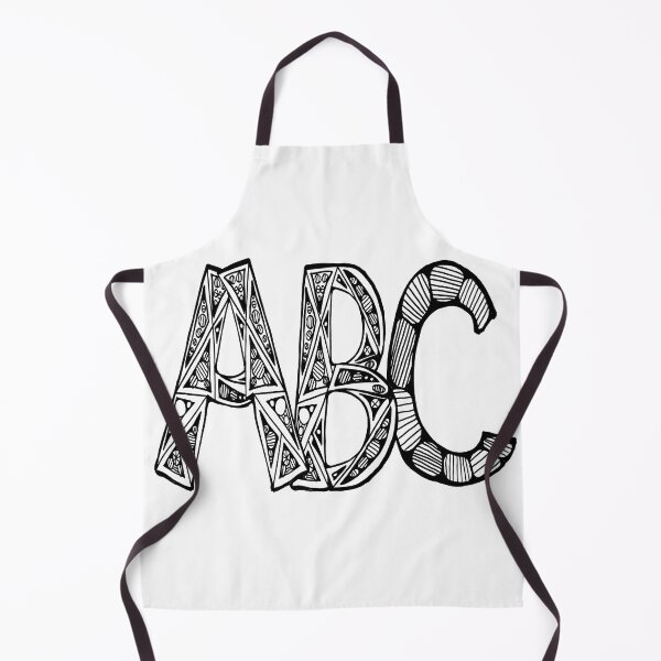 Item preview, Tall Black and White ABC designed and sold by KazM.