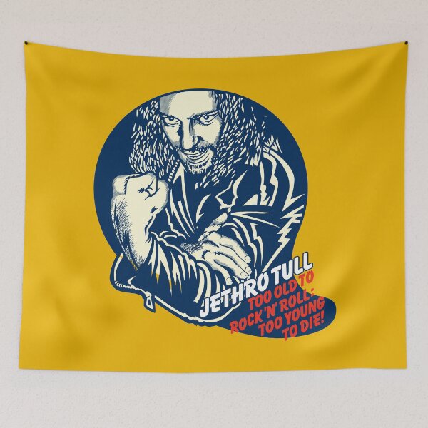 Item preview, TOO OLD TO ROCK 'N' ROLL ART REPRODUCTION - JETHRO TULL designed and sold by WOOFANG.