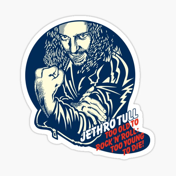 Item preview, TOO OLD TO ROCK 'N' ROLL ART REPRODUCTION - JETHRO TULL designed and sold by WOOFANG.