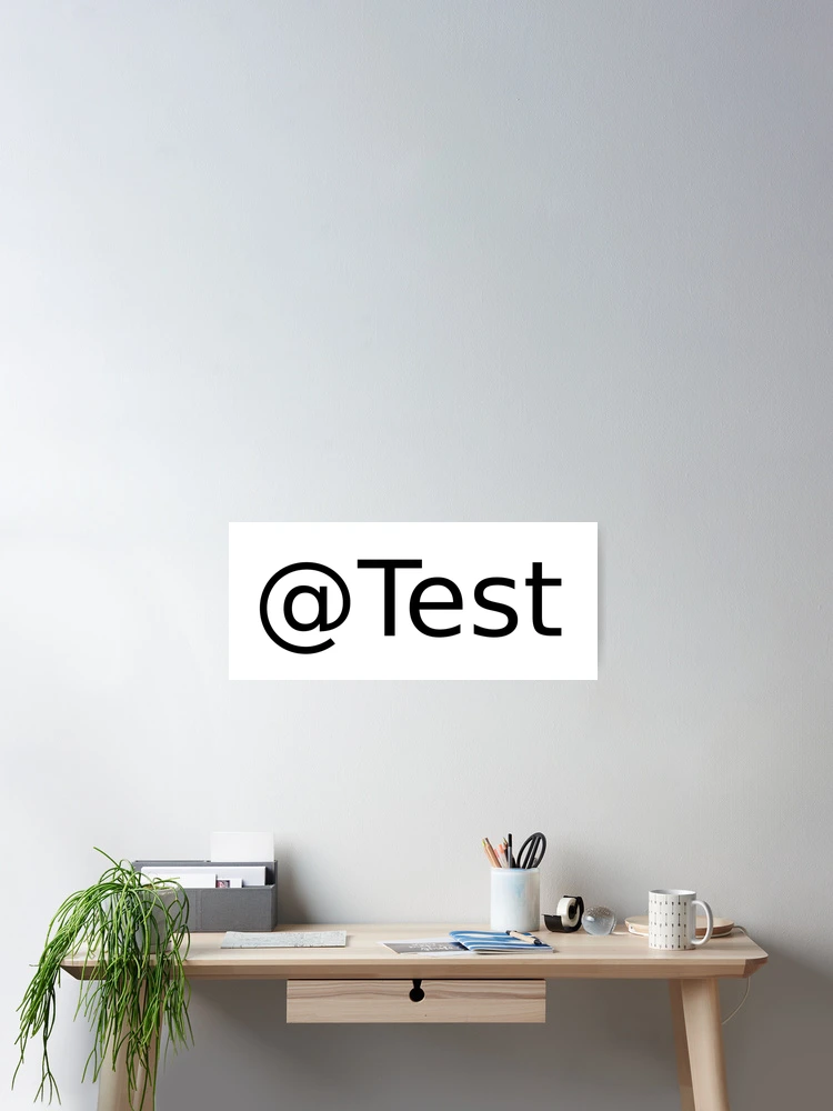 Thumbnail 2 of 3, Poster, @Test designed and sold by findingNull.