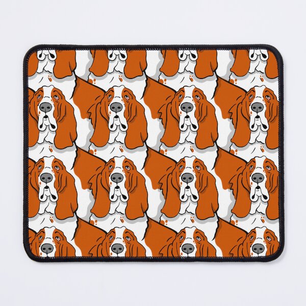 Item preview, Basset Hound Pattern, Psychedelic Dog Print designed and sold by thecloudycorgi.