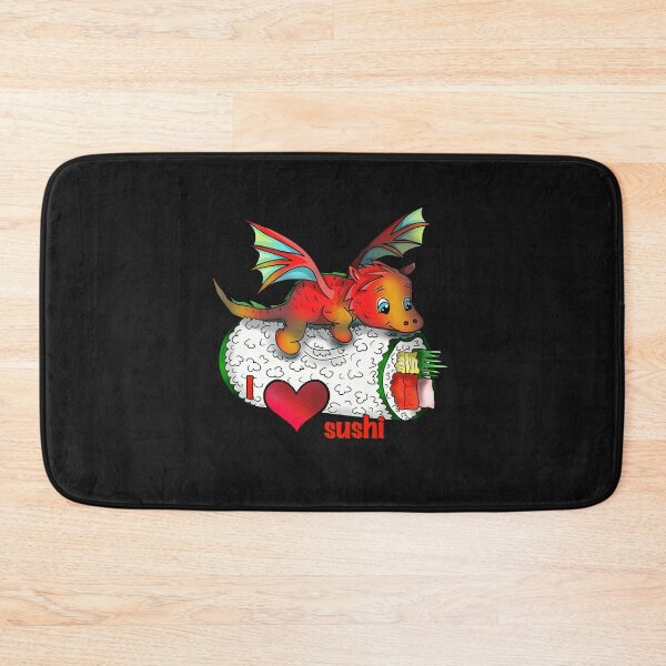 Item preview, sushi roll with a cute dragon designed and sold by CuisineCat.