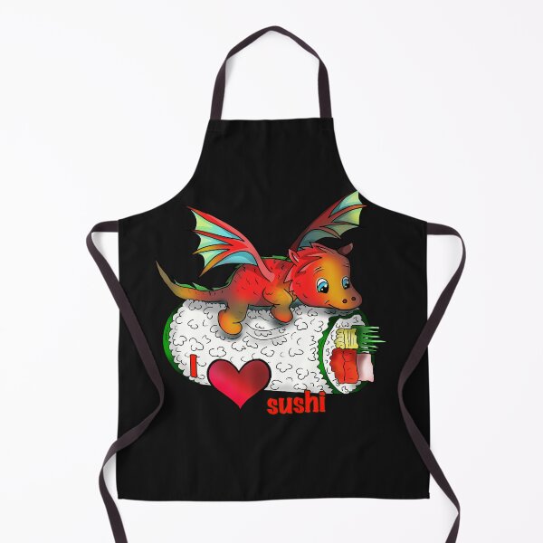 Item preview, sushi roll with a cute dragon designed and sold by CuisineCat.