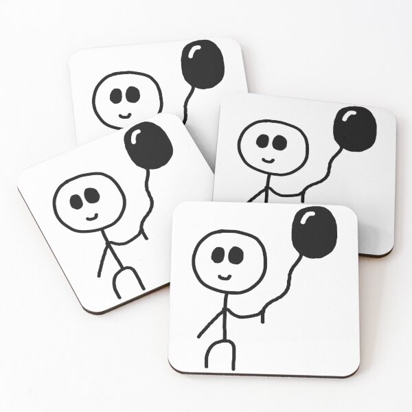 Item preview, Stickman with baloon designed and sold by StickyMann.