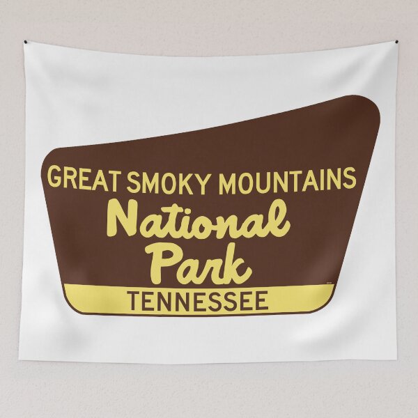 Item preview, Great Smoky Mountains National Park Sign Tennessee TN designed and sold by DESTINATIONS DECAL.