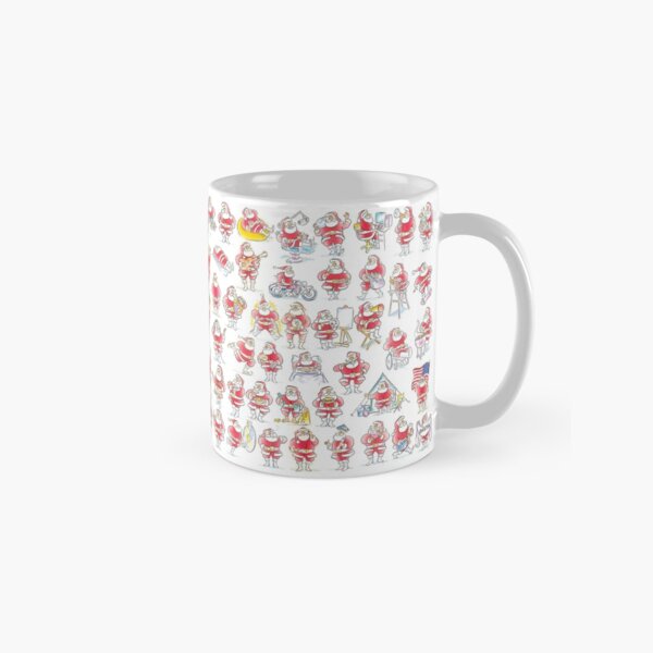 100 Santas Seasonal Mug Classic Mug