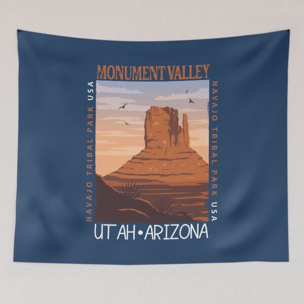 Item preview, Monument Valley Navajo Tribal Park Distressed designed and sold by KrisSidDesigns.