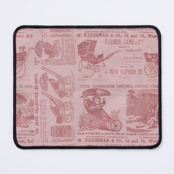 Item preview, Victorian Inspired Newsprint - Light Brown designed and sold by TotallyRetroArt.