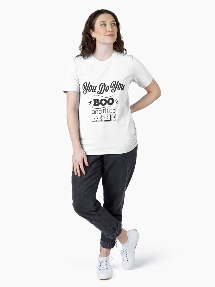 Thumbnail 4 of 7, Essential T-Shirt, You Do You Boo designed and sold by CreativeContour.
