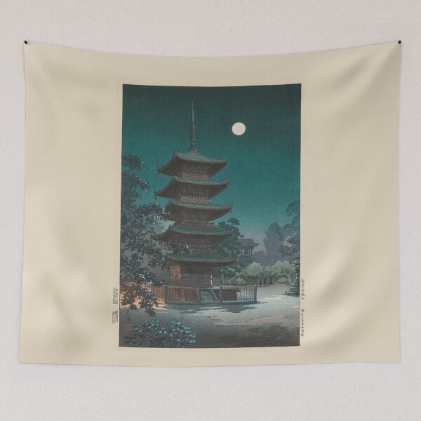 Item preview,  Kinryuzan Temple by Tsuchiya Koitsu Japanese Art  designed and sold by TeeARTHY.