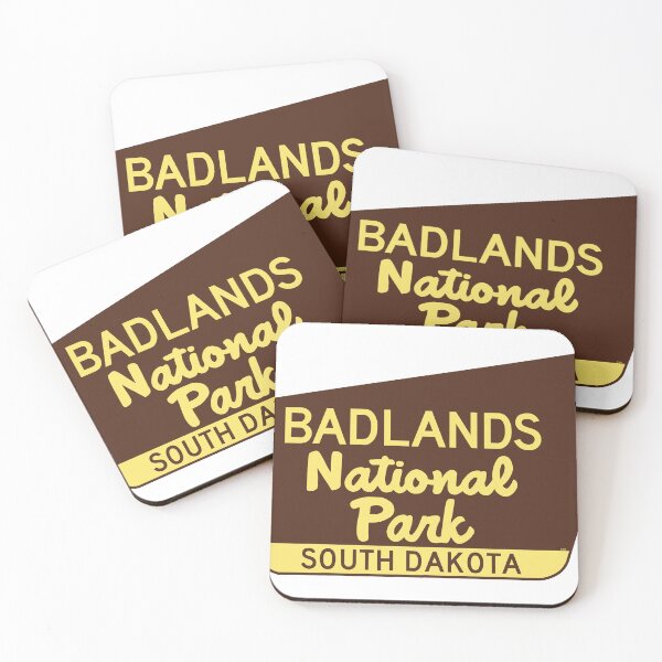 Artikelvorschau, Badlands-Nationalpark-Schild South Dakota SD entworfen und verkauft von DESTINATIONS DECAL.