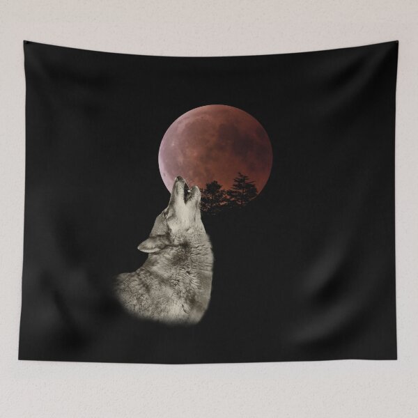 Item preview,  Wolf Howls at the Full blood Moon designed and sold by david parry.