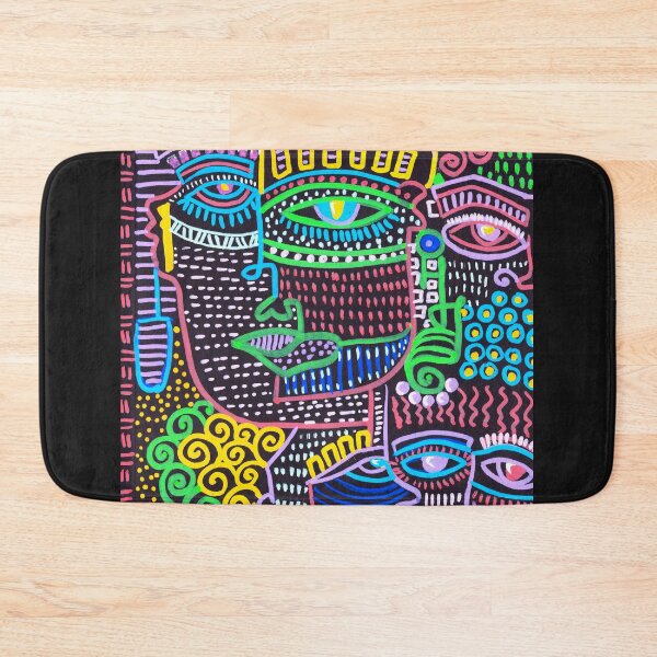 Item preview, Abstract Doodled faces designed and sold by CrackPotByCPS.