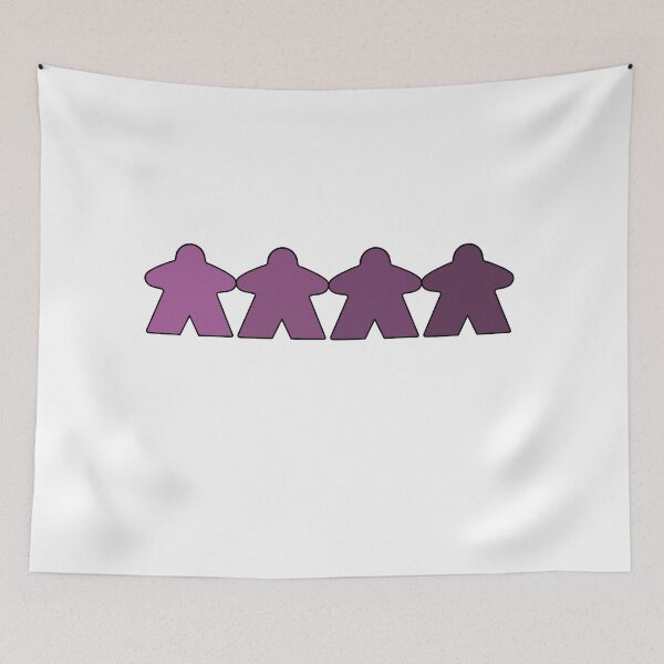 Item preview, Pink Set of Meeples designed and sold by Leah Haas.