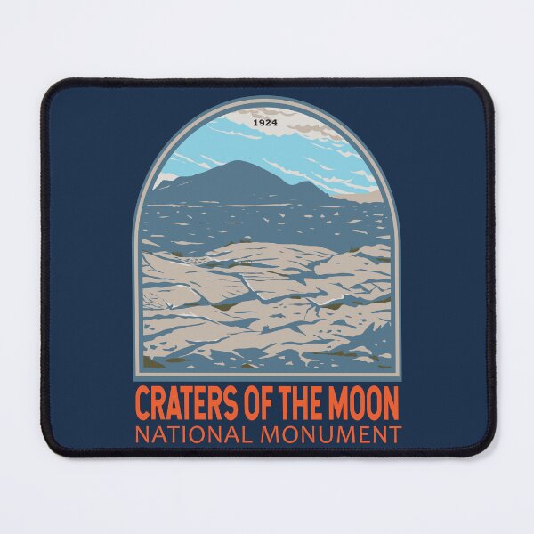 Item preview, Craters of the Moon National Monument Idaho Emblem designed and sold by KrisSidDesigns.