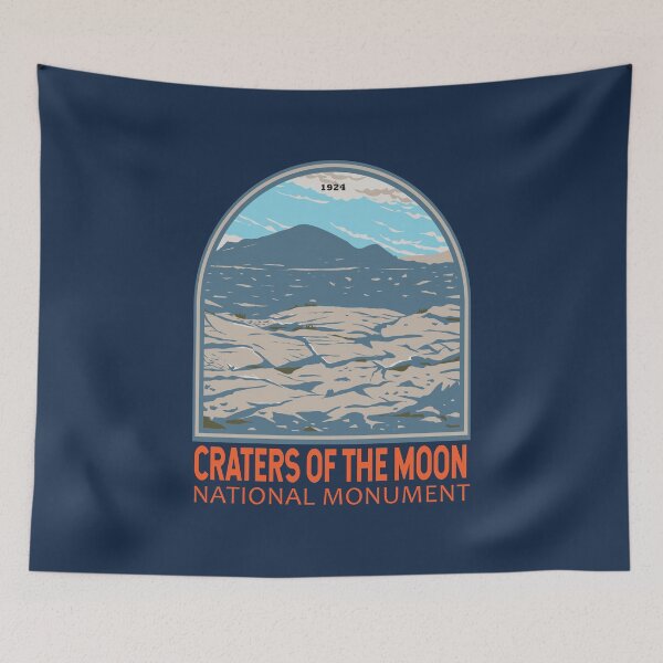 Item preview, Craters of the Moon National Monument Idaho Emblem designed and sold by KrisSidDesigns.