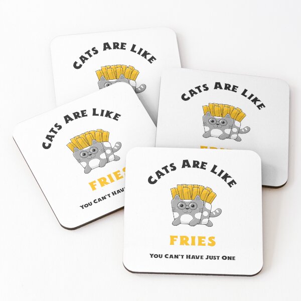 Item preview, Cats are like fries you can't have just one Willow Days designed and sold by avit1.