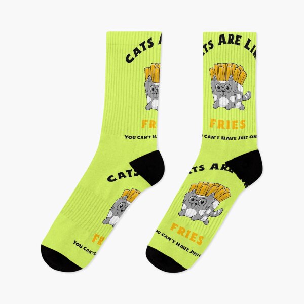 Item preview, Cats are like fries you can't have just one Willow Days designed and sold by avit1.