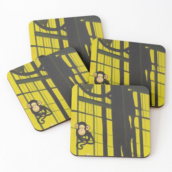 Item preview, Monkey Running in a Banana Factory designed and sold by nellocastellano.