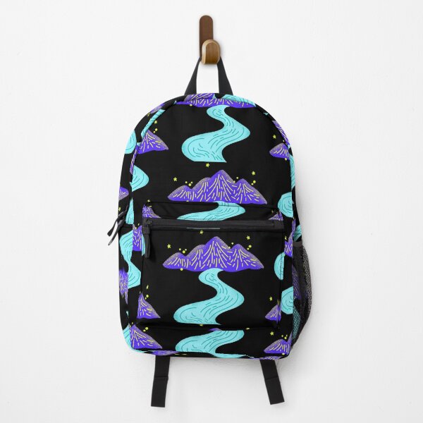 Item preview, Winding River and Blue Mountains in a Starry Night designed and sold by CreativNode.
