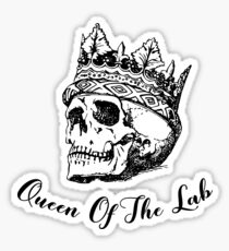 Queen of the Lab (Bones) Sticker