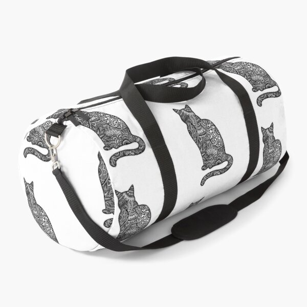 Item preview, Zentangle patchwork patterned cat designed and sold by blackblizzard.
