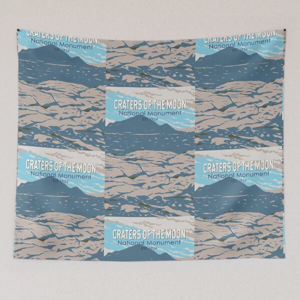 Item preview, Craters of the Moon National Monument Idaho Vintage designed and sold by KrisSidDesigns.