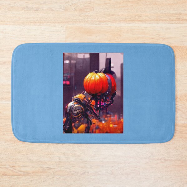 Item preview, Cyber Halloween Pumpkin Bot designed and sold by CyberFantasy.