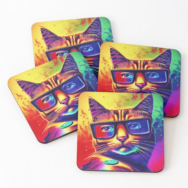 Item preview, Pop vintage adorable cat designed and sold by Grewtrel.