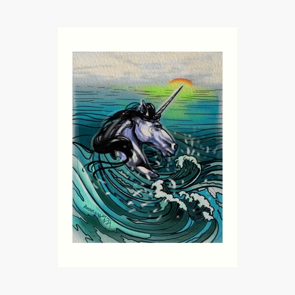 You don't know much about unicorns. Art Print