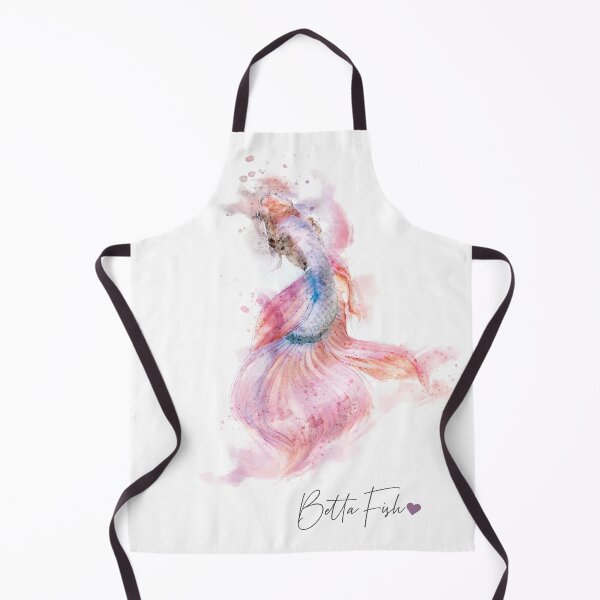 Item preview, Colorful Betta Fish Watercolor Effect with text designed and sold by obbow.