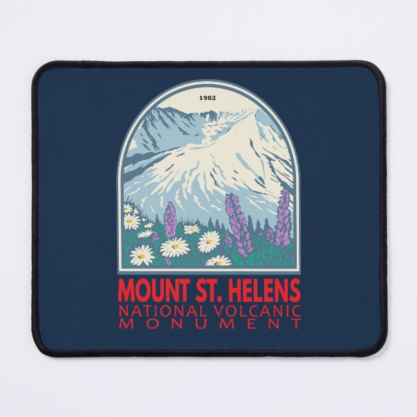 Item preview, Mount St Helens National Volcanic Monument Washington Emblem designed and sold by KrisSidDesigns.