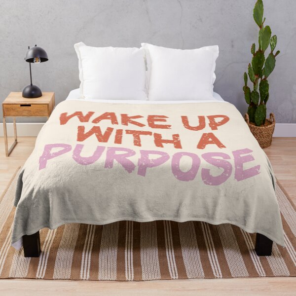 Item preview, Wake Up With a Purpose, Positive Affirmation designed and sold by Artestygraphic.