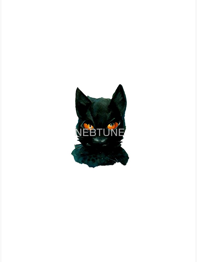 Disover Chat Noir Theme d'Halloween Premium Matte Vertical Poster