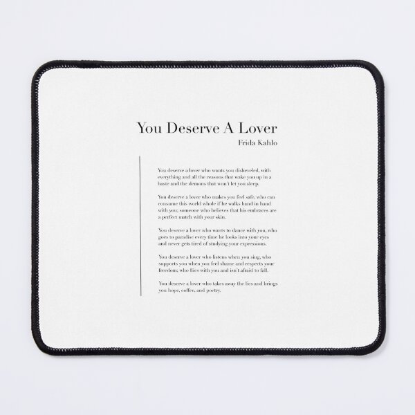 Item preview, You deserve a lover by Frida Kahlo designed and sold by wisemagpie.