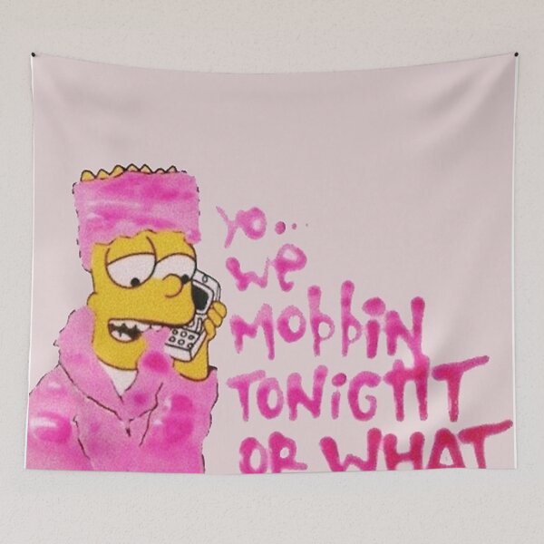 Item preview, We Mobbin Tonight or What Tapestry designed and sold by Jillian Henriques.
