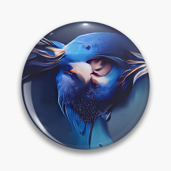 Item preview, The Big Blue Bird designed and sold by Ginko Mestre Zen.