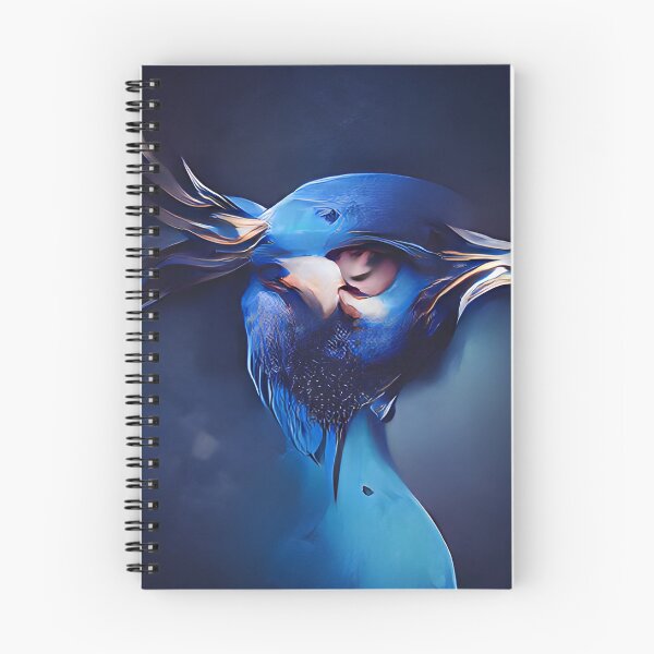 Item preview, The Big Blue Bird designed and sold by Ginko Mestre Zen.