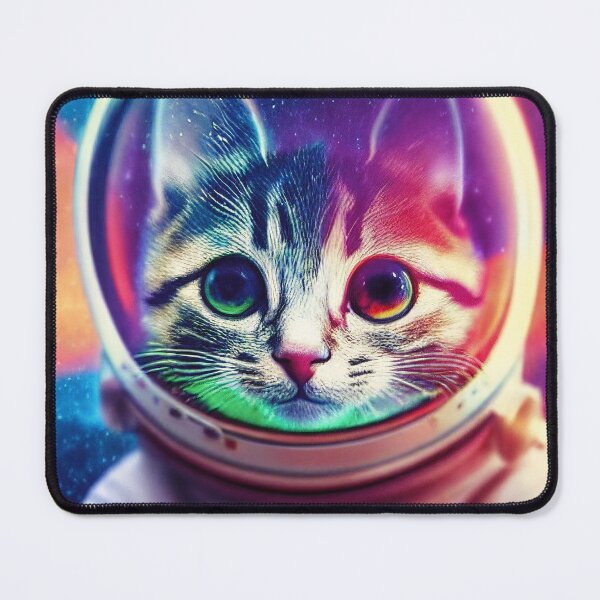 Item preview, Cosmic space astronaut kitten designed and sold by Grewtrel.