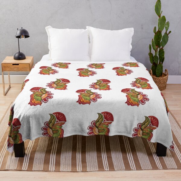 Item preview, Red floral nature print designed and sold by KHansika.
