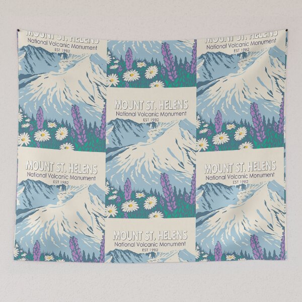 Item preview, Mount St Helens National Volcanic Monument Vintage designed and sold by KrisSidDesigns.