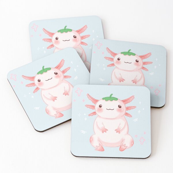 Aperçu de l'œuvre Axolotl à la fraise créée et vendue par bebtoons.