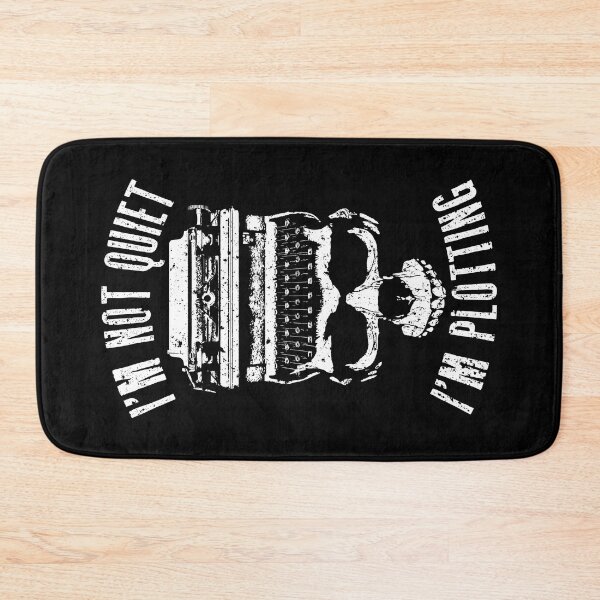 Item preview, I'm Not Quiet I'm Plotting Halloween Writer Typewriter Skull designed and sold by GrandeDuc.