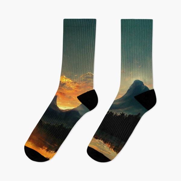 Item preview, Floating Mountain Sunset designed and sold by 3DPerfectPrints.