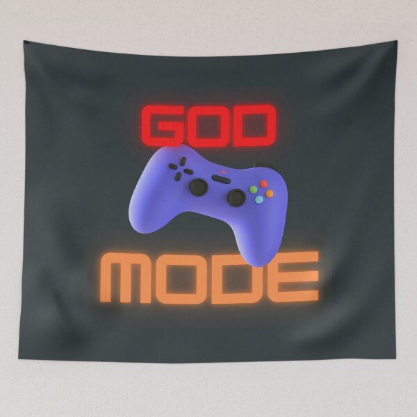 Item preview, God Mode online gaming steamer motivation designed and sold by Gamicnum.