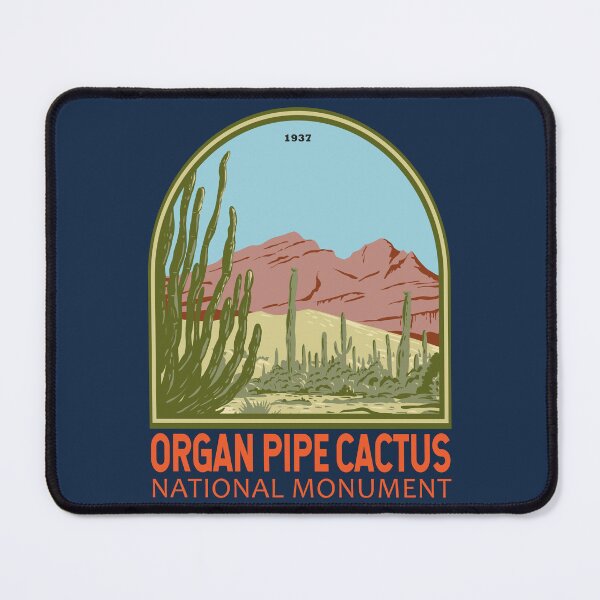 Item preview, Organ Pipe Cactus National Monument Arizona Emblem designed and sold by KrisSidDesigns.