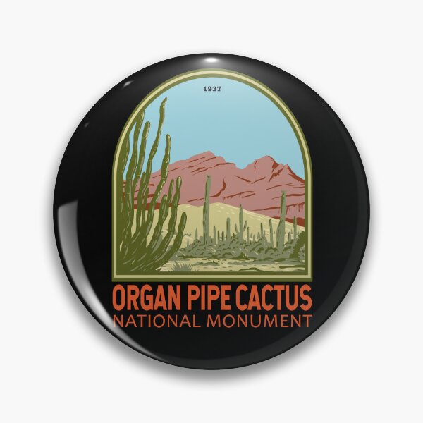 Item preview, Organ Pipe Cactus National Monument Arizona Emblem designed and sold by KrisSidDesigns.
