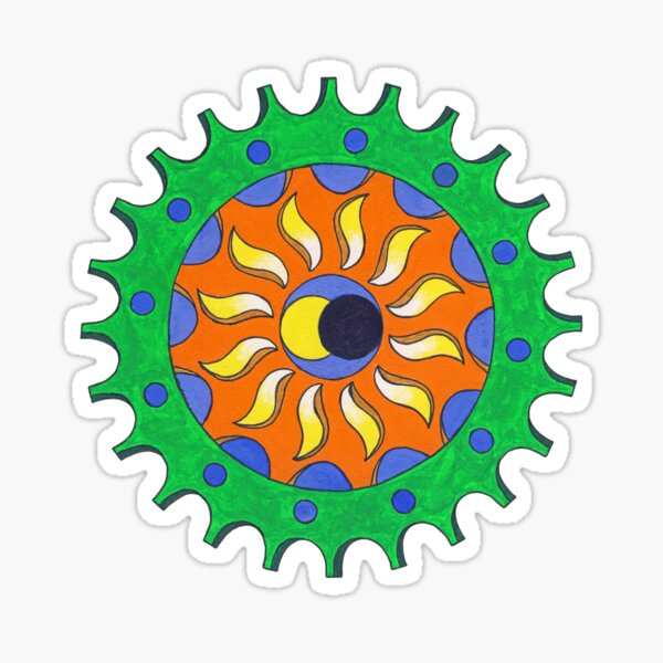 The Eclipse Rides Through Corvallis Sticker